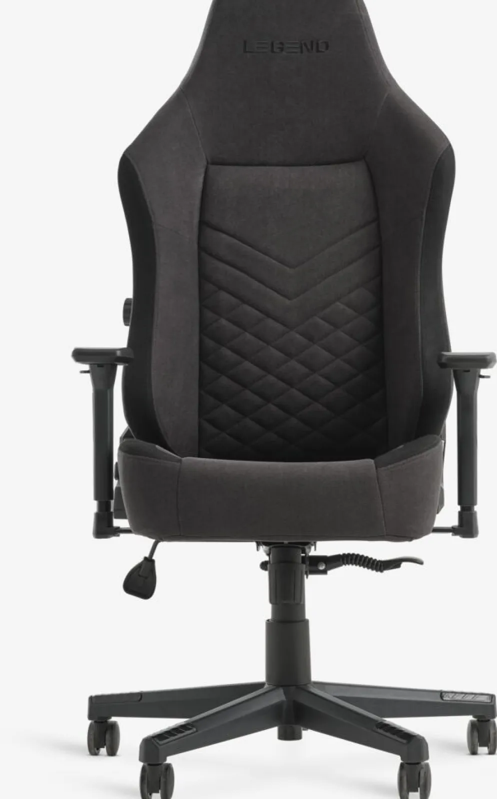 ABILDAASilla gaming ABILDAA tela gris antracita