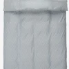 ASLIBASICJuego funda nórdica microfibra ASLI 155x220 azul empolvado