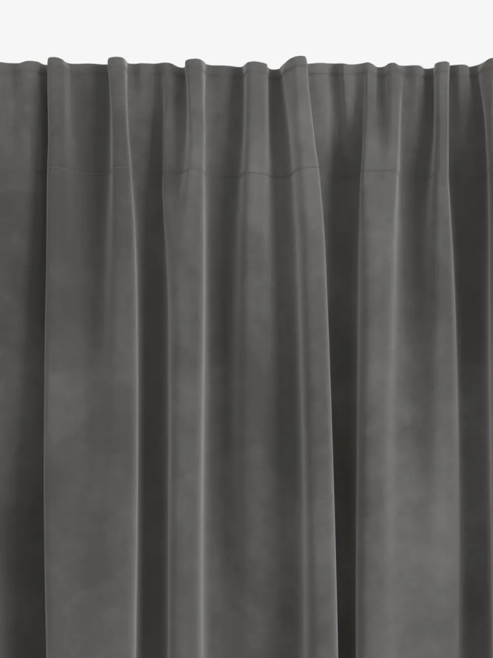 AUSTRACortina AUSTRA 1x140x300 terciopelo gris