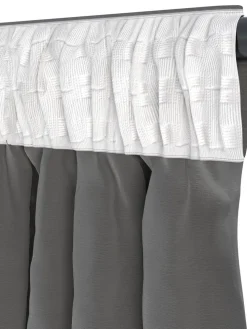 AUSTRACortina AUSTRA 1x140x300 terciopelo gris