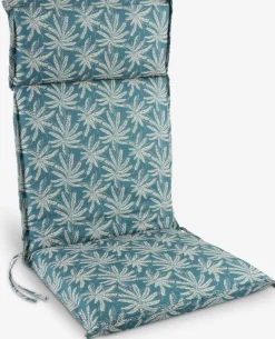 BARMOSECojín de jardín para silla reclinable BARMOSE azul petróleo