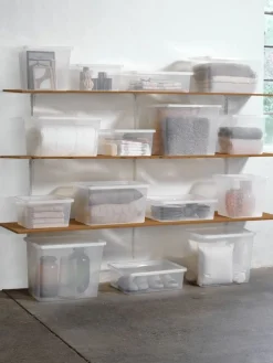 BASIC BOXCaja BASIC BOX 31L con tapa transparente