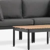 BJORLIConjunto jardín modular BJORLI 2 plazas negro