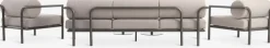 BRUMUNDDALConjunto muebles jardín BRUMUNDDAL 5 plazas marrón