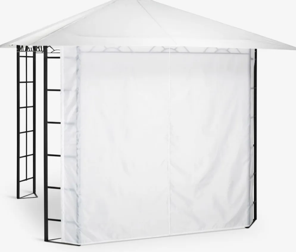 FAABORGPanel lateral cenador FAABORG A2,3xA2m blanco