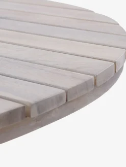 FUGLSAND + GAMMELBYMesa FUGLSAND Ø120 madera dura + 4 sillas GAMMELBY gris
