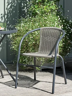 GRENAASilla apilable GRENAA gris