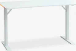 HALBJERGEscritorio gaming HALBJERG 62x135 con LED blanco