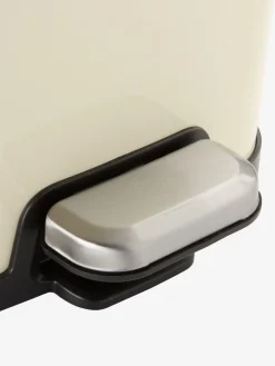 HALLENCubo con pedal HALLEN 5L con cierre suave color crema