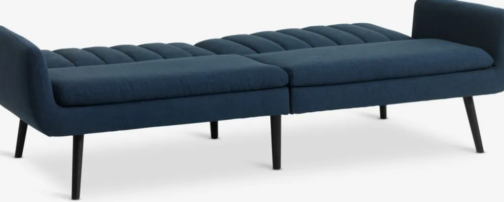 HARNDRUPSofá cama HARNDRUP tela azul oscuro