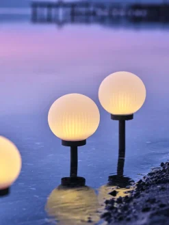 HAUKUGLELámpara solar HAUKUGLE Ø18xA46cm blanco