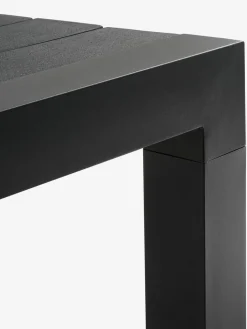 HESTEHAVE + GILJAMesa HESTEHAVE L205/275 negro + 4 sillas GILJA gris