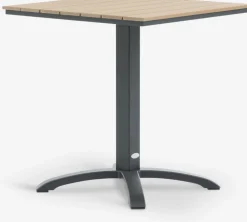 HOBRO + TAGMARKMesa HOBRO L70 natural + 2 sillas TAGMARK negro