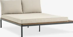 HOUConjunto jardín HOU chaise longue 6 plazas madera dura