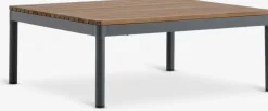 HOUConjunto muebles jardín HOU 2 plazas madera dura