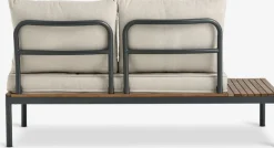HOUConjunto muebles jardín HOU 2 plazas madera dura