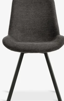 HYGUMSilla de comedor HYGUM giratoria gris/negro