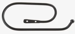 ILSBOPortarrollos de baño ILSBO metal negro