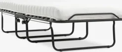 ILSKOVCama plegable ILSKOV 80x193 blanco/negro