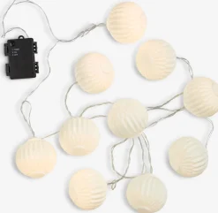 ISFUGLGuirnalda de luces exterior ISFUGL L315cm 10 LED blanco