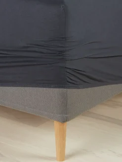 JENNYPLUSSábana bajera ajustable jersey JENNY 90x200x35 antracita