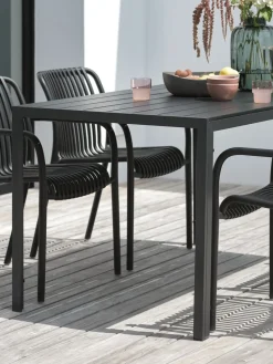 JERSOREMesa de jardín JERSORE A80xL140 negro