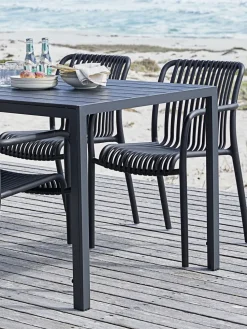 JERSOREMesa de jardín JERSORE A80xL140 negro