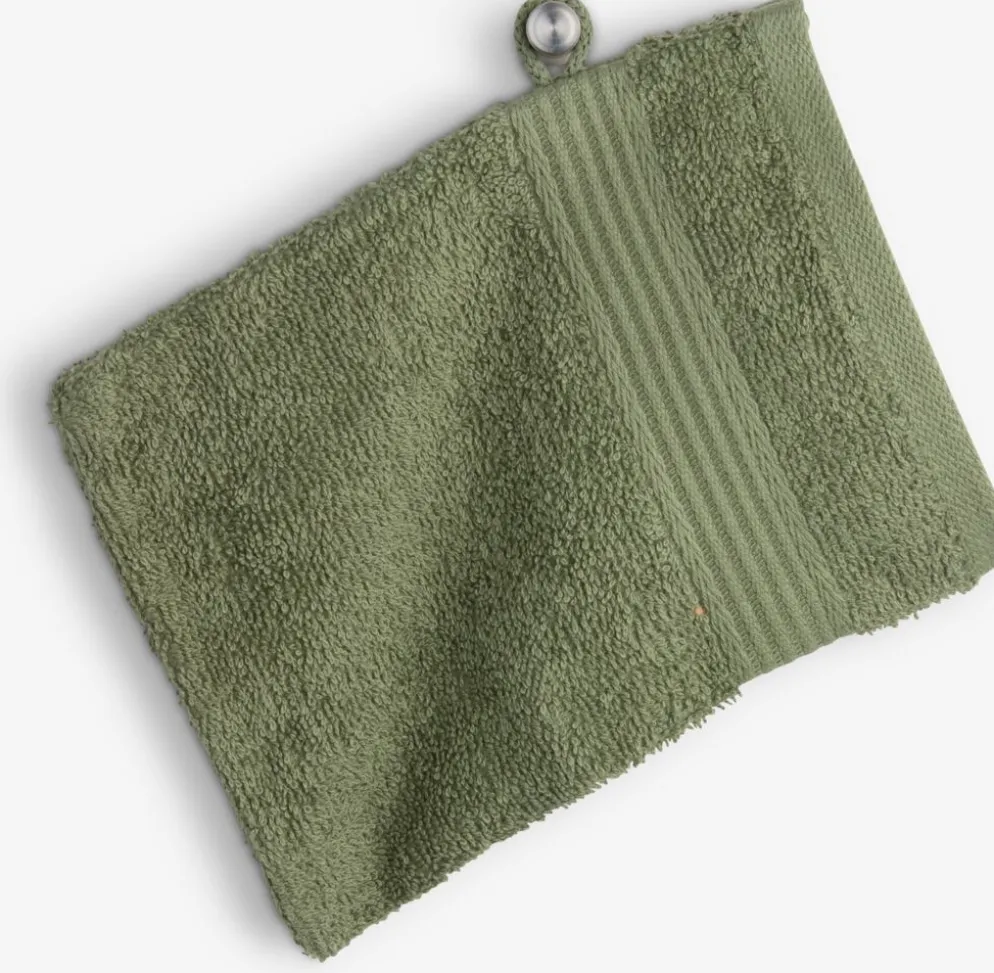 KARLSTADGOLDManopla de baño KARLSTAD 15x21 verde militar