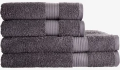 KARLSTADGOLDToalla de mano KARLSTAD 50x100 gris oscuro