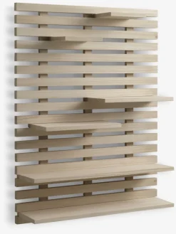 KETTINGEEstante de pared KETTINGE 6 estantes natural