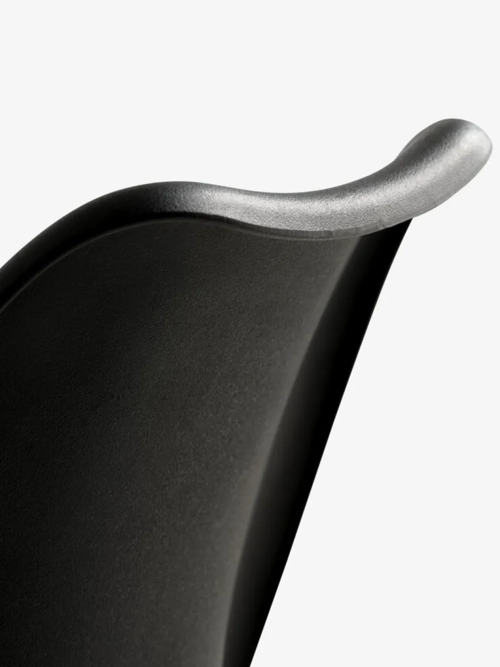 KLARUPSilla de comedor KLARUP polipiel negro/negro