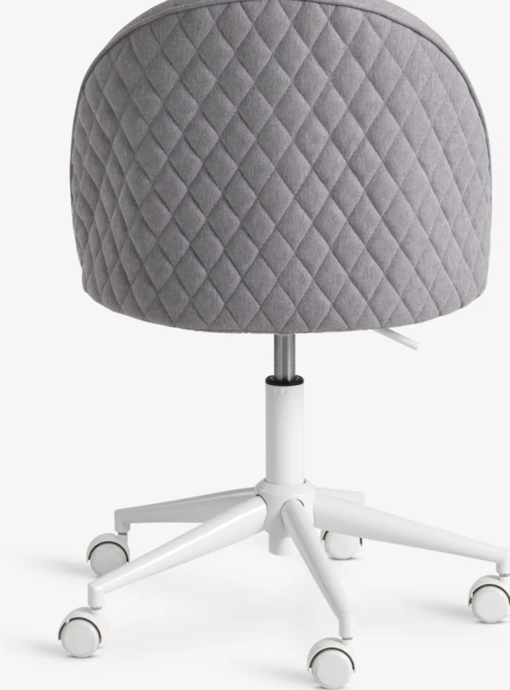 KOKKEDALSilla de escritorio KOKKEDAL tela gris/blanco