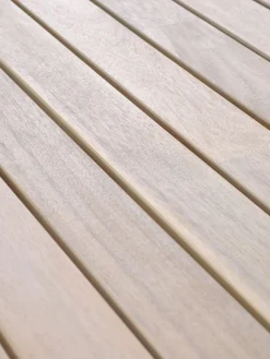 KOLLEN + GAMMELBYMesa KOLLEN L205 madera dura + 4 sillas GAMMELBY gris