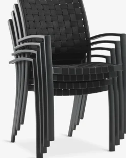 KUMLA + GLOMFJORDMesa KUMLA L200 gris + 4 sillas GLOMFJORD negro