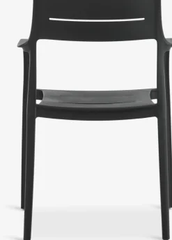 KUMLA + INGSTRUPMesa KUMLA L200 gris + 4 sillas INGSTRUP negro