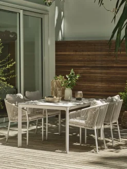 KUMLAMesa de jardín KUMLA A95xL150 beis