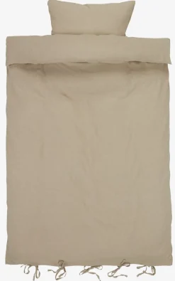 LINDAGOLDJuego funda nórdica algodón/lino LINDA 155x220 natural
