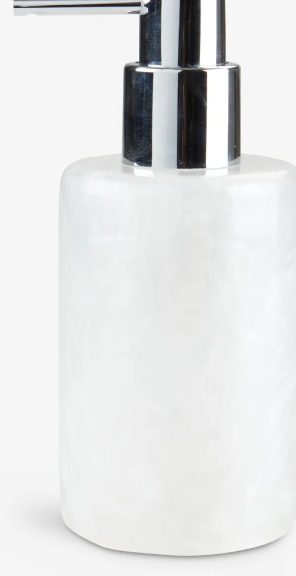 LISTERBYDispensador de jabón LISTERBY efecto nácar blanco
