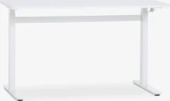 LUNDTOFTEscritorio elevable gas LUNDTOFT 70x130 blanco