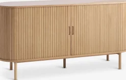 LYNGVIGAparador LYNGVIG 160cm 2 puertas persiana roble natural
