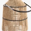 MAALTHEFarol MAALTHE Ø27xA35cm natural/negro