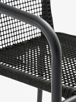 MADERUP + KRISTIANSTADMesa MADERUP L150 negro + 4 sillas KRISTIANSTAD verde