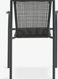 MADERUP + KRISTIANSTADMesa MADERUP L90 negro + 4 sillas KRISTIANSTAD verde