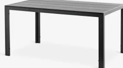 MADERUPMesa de jardín MADERUP A90xL150 negro