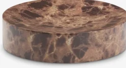 MAKARYDBandeja vaciabolsillos MAKARYD Ø10xA2cm efecto mármol marrón