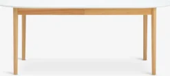 MARSTRANDMesa de comedor MARSTRAND 100x200/280 blanco/natural