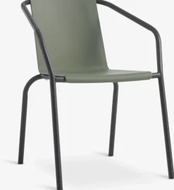 MODUMSilla apilable MODUM verde oliva