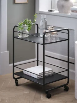 NARUPCarrito NARUP 2 estantes negro