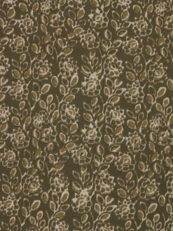 ROSABASICJuego funda nórdica franela ROSA 155x220 oliva
