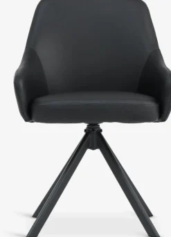 ROSTRUPSilla de comedor ROSTRUP giratoria negro